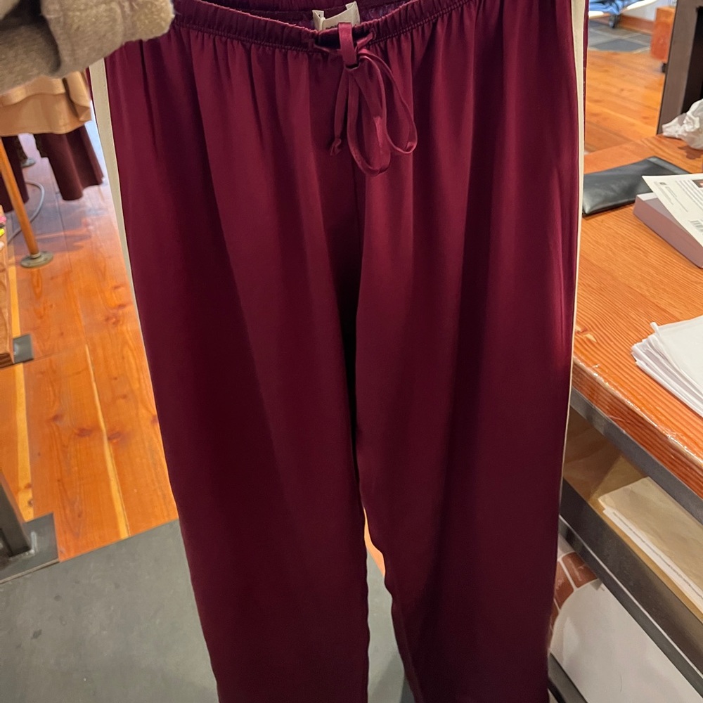 The Silk Stripe Crop Pant - Picture 4 of 6